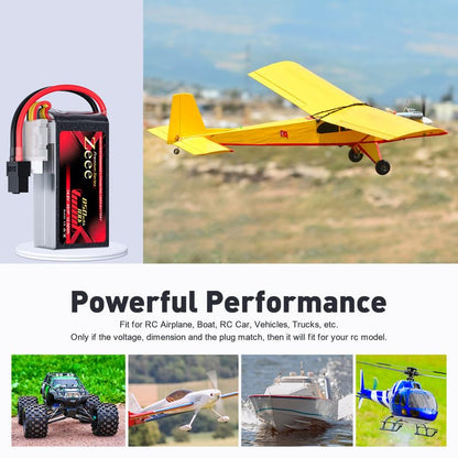 Zeee Premium Series 4S Lipo Battery 850mAh 14.8V 100C FPV Batteries with XT60 Plug for Racing Drone Quadcopter Helicopter Airplane RC Boat RC Car RC Models(2 Pack)