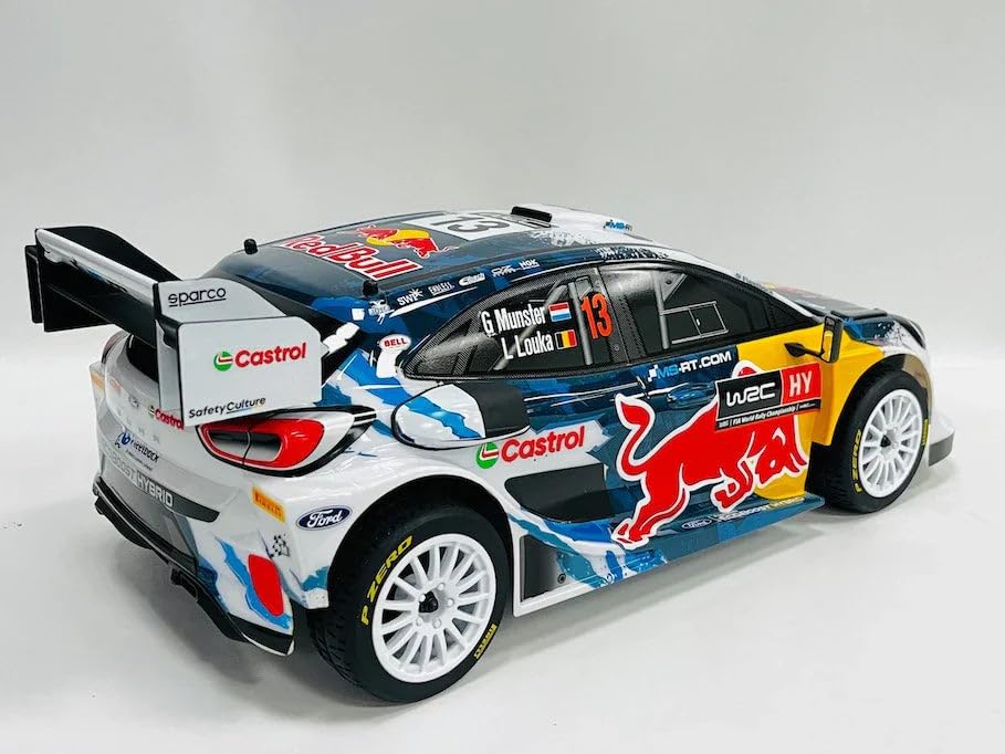 CEN Racing 2024 M-Sport Puma Rally 1 RTR with Brushless Motor, Sensorless Water-Proof ESC - Remote Control Car, RC Racing Car, RC Rally 1/8 Scale On Road Full 4WD Without Battery for Adults