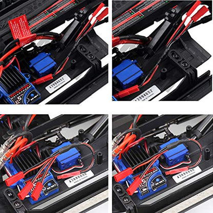 6PCS JST Plug Splitter JST Male Female Y Cable JST Y Parallel Adapter Harness JST to JR Adapter for Traxxas TRX-4 1/10 RC Car Crawler Truck Cooling Fan ESC Battery Motor