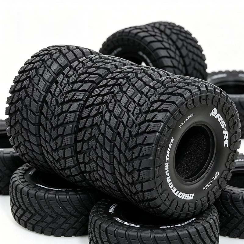 1.9 inch RC Crawler tire with Foam Insert, Suitable for 1/10 Scale FCX10, SCX10 Pro, UTB18, TRX4, Redcat Gen8, 7VS4-10 RC Crawler Cars