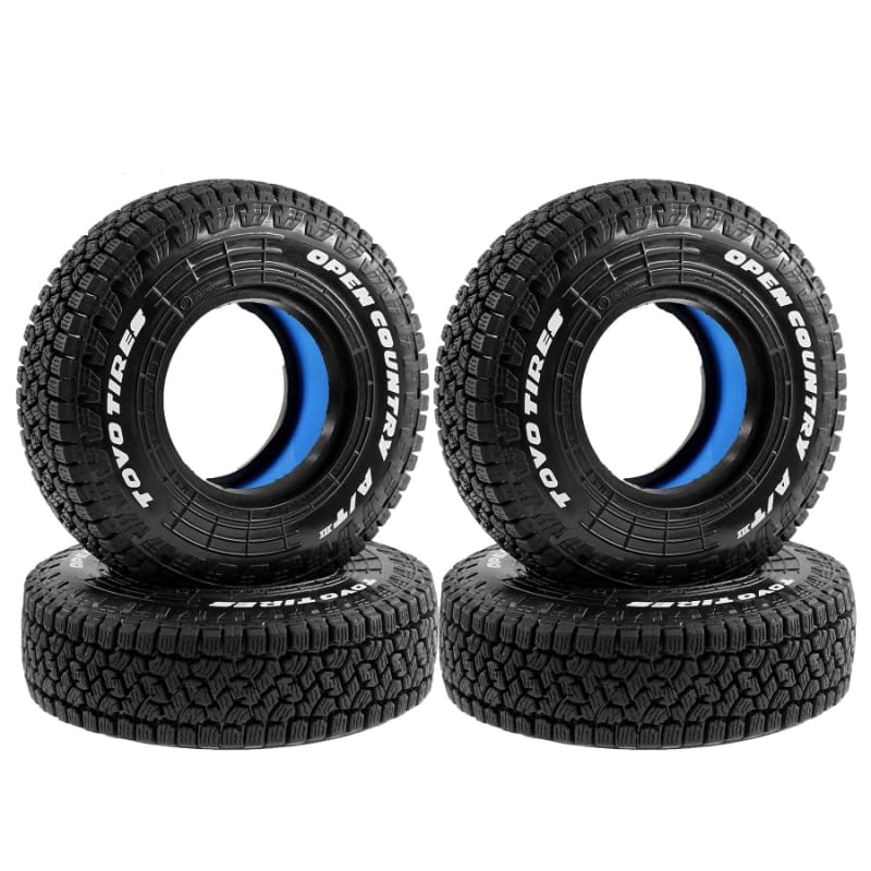 1.9 inch RC Crawler Double Lined Tires OD:105mm,EVA+Foam liner For 1/10 RC Crawler car e.g. TRX-4 D90 BALOCH KO3 TF2 VS4-10 Tamiya CC01 Enduro 90047 SCX10III Gen8 W229/4 Pcs