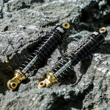 INJORA 59mm Long Threaded Oil Shocks with Brass End for 1/18 TRX4M Upgrade