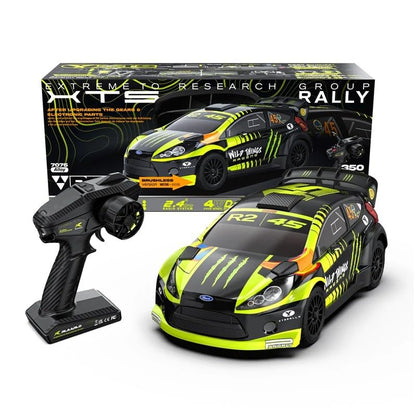 Helidirect Rlaarlo 1/10 Brushless RTR 4WD RC Rally Car - Remote Control Car RC Cars for Adults (Carbon Fiber) - color: Carbon Fiber