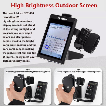 Flysky Noble NB4+ Radio Transmitter with FGr4S V2 Receiver | Flysky Transmitter With 2.4GHz 8CH 3.5" Color IPS Touch Screen Remote Controller for RC Car Boat