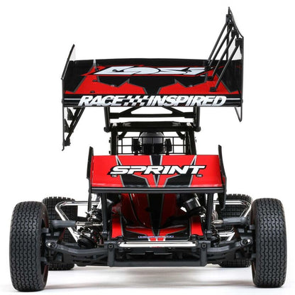 Helidirect Losi 22S Sprint 2WD Brushless Remote Control Car, Outdoor RC Racing Car, RC Buggy 2 Wheel Drive 1/10 Scale RTR (Battery & Charger Included) for Adults - color: Red (Battery & Charger Included)