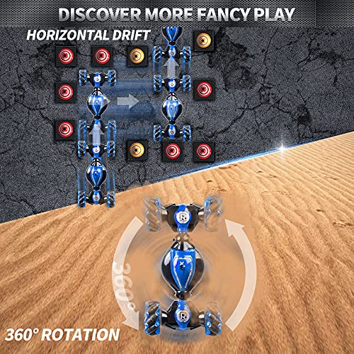 Remote Control Car for Boys 8-12, Gesture & Hand Motion Control RC Car, 360° Spins & Drifting Stunt, All-Terrain 4WD Off-Road, Indoor & Outdoor Toys, Best Gift for Boys Girls (Birthday, Holiday)