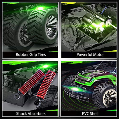 Haktoys Remote Control Truck RC Desert Buggy Car with Rechargeable Battery for Boys Kids and Adults