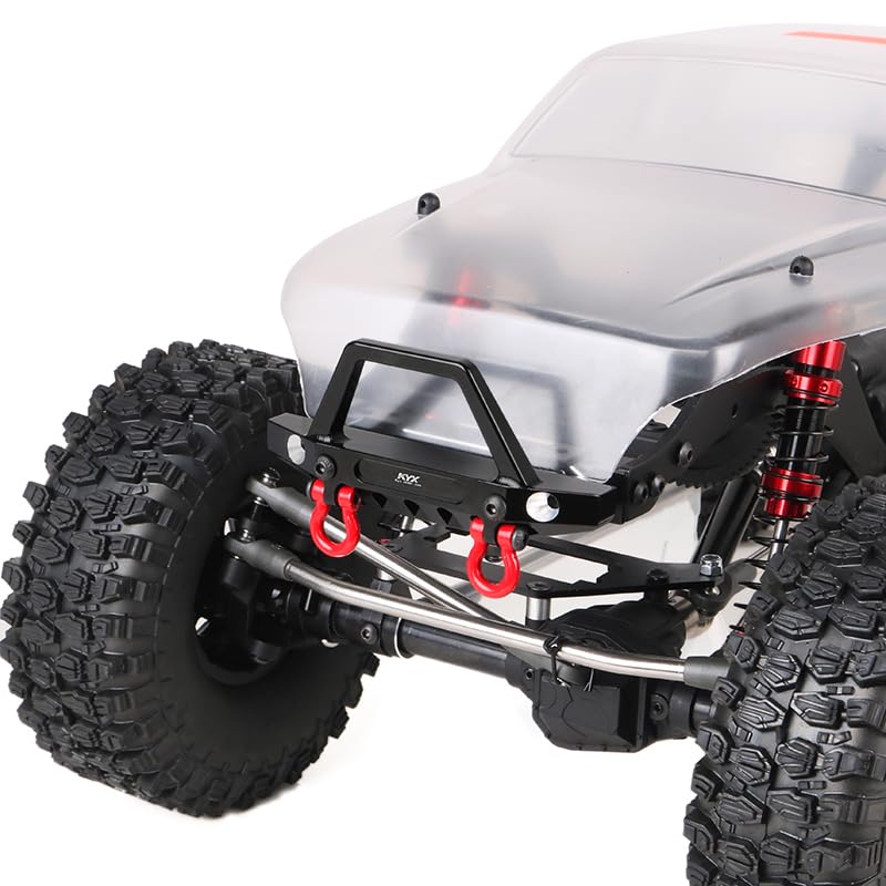 KYX Racing CNC Machined Aluminum Front Bumper Upgrades Parts Accessories for 1/10 RC Crawler Car Axial SCX10 PRO