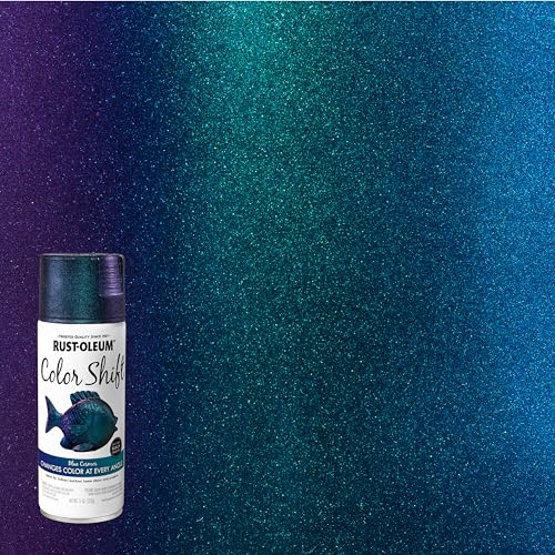 Rustoleum Color Shift Spray Paint, 11 ounce, Cosmos Blue - color: Blue Cosmos, size: 11 oz (Pack of 1)