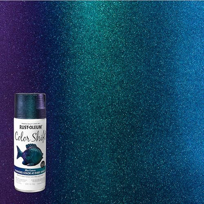Rustoleum Color Shift Spray Paint, 11 ounce, Cosmos Blue - color: Blue Cosmos, size: 11 oz (Pack of 1)