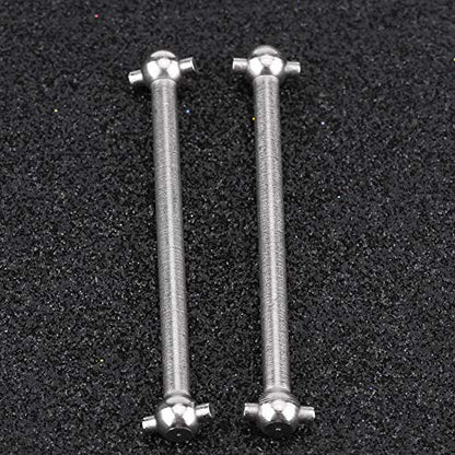 SUNGOOYUE RC Car Drive Shafts, Metal Replacement Dog Bone Axles for A959 A969 A979 | 5cm Zinc Alloy RC Accessories (2-Pack) for Off-Road Racing