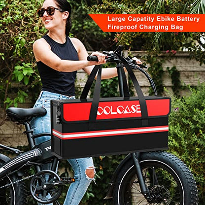 COLCASE Lipo Battery Bag and Ebike Battery Bag Combo Storage for Lipo Batteries ebike Batteries
