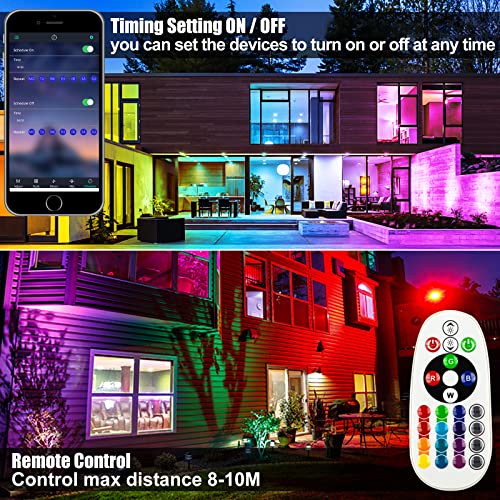 50W RGB Wall Washer Light, RGB Light bar with Remote Control & APP Control, for Hotel, Building, Commercial Lighting, Birthday Party, Garden Lighting, Wall Display - size: 50W RGB*1