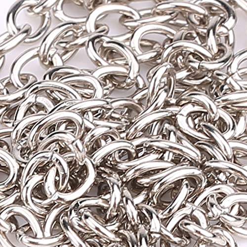 RC Tow Chain with Metal Tow Hook – U Shaped Pull Buckle Safety Chain Kit for 1/10 Scale RC Crawler Car, Compatible with TRX4, SCX10, Wraith, D90 (Black)