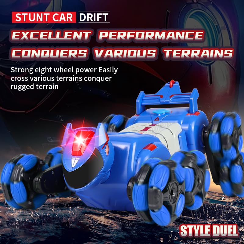 8WD Gesture Sensing Rc Stunt Car Toys for Boy Age 8-13,Hand Remote Control Cars,Coolest Christmas Birthday Present Ideas for Boys Girls Kids Teens Age 8 9 10 11 12 13+ Year