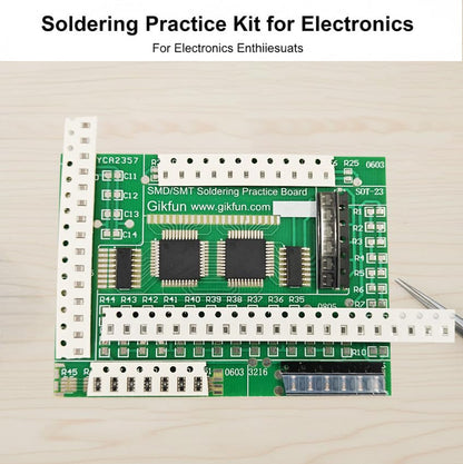 Gikfun DIY SMD/SMT Components Practice Board Soldering Skill Training Kit AE1173