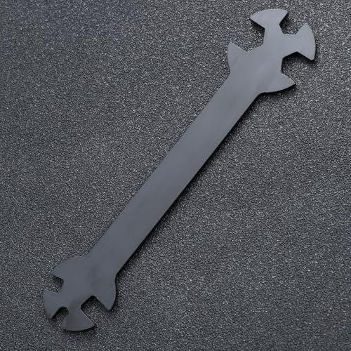 Multifunctional Rc Wrench Tool for Turnbuckles Black Rod Wrench for Rc Cars Handy Turnbuckle Adjustment Tool for Garage and Workshop Use