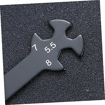 ARTIBETTER Multifunctional Wrench Tool for Turnbuckles Black Car Rod Wrench and Handy for Vehicle Maintenance and Repairs