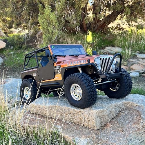 Axial 1/10 SCX10 III Jeep CJ-7 4X4 RTR Brushed RC Rock Crawler, Copper | Battery and Charger Not Included, RC Truck, AXI03008V2T2 - color: Copper