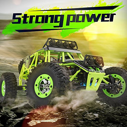 WLtoys 12427 RC Cars 1/12 Scale 2.4GHz Remote Control Car, 4WD 50KM/H High Speed Monster Trucks, All Terrain Off-Road Rock Crawler Climbing Buggy RTR for Adults