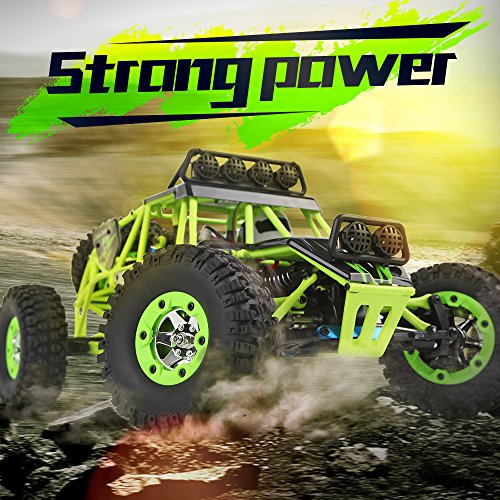 WLtoys 12427 RC Cars 1/12 Scale 2.4GHz Remote Control Car, 4WD 50KM/H High Speed Monster Trucks, All Terrain Off-Road Rock Crawler Climbing Buggy RTR for Adults