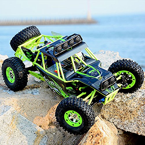 WLtoys 12427 RC Cars 1/12 Scale 2.4GHz Remote Control Car, 4WD 50KM/H High Speed Monster Trucks, All Terrain Off-Road Rock Crawler Climbing Buggy RTR for Adults