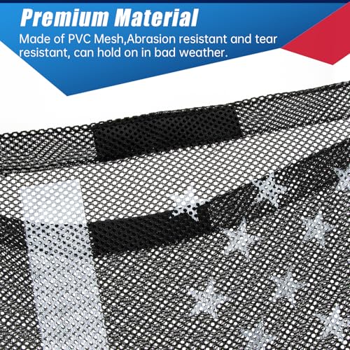 26''x22'' UTV ATV Mesh Trash Bag,Sak It Mesh Trash Bag for UTV,Universal UTV Trash Storage Sack Compatible With Polaris RZR,Can-Am,CFmoto,Teryx,Kawasaki,Golf Cart,Arctic Cat (American Flag) - color: American Flag