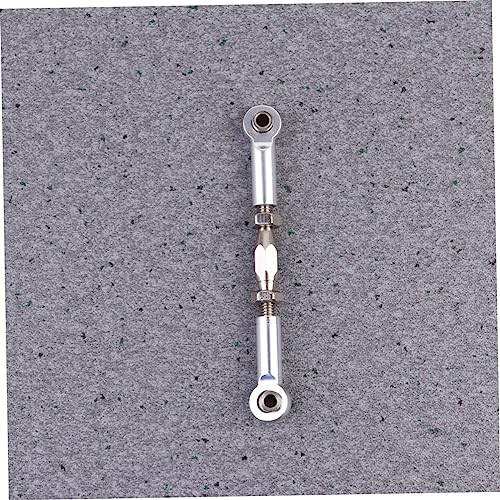 Vaguelly 6pcs Rc Car Rod Linkage Aluminum Turnbuckles for Scale Vehicles Easy to Install Adjust - color: Silver