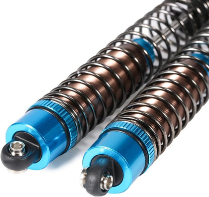 1/10 RC Oil Leakproof Shocks,2Pcs Adjustable Oil Filled Shocks 52mm-120mm for 1/10 RC Buggy Truggy On Road Touring Drift Cars Monster Trucks Upgrade Parts (2PCS 52mm Red) - color: 2PCS 52mm Red