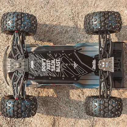 ARRMA RC Truck 1/8 KRATON 4X4 6S BLX BRUSHLESS V6 Speed Truck RTR (Lipo Battery and Charger Not Included) (Blue/Red), ARA8608V6T4 - color: Blue/Red