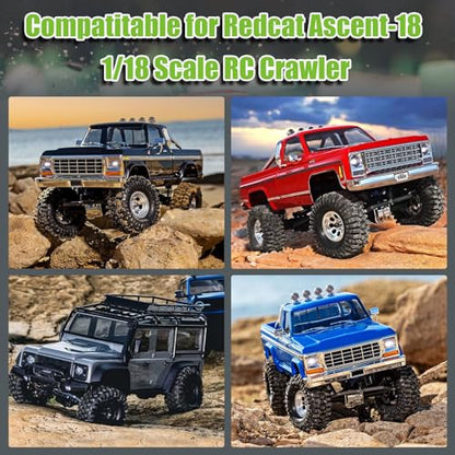 GOUPRC 1621 3500KV Brushless Outrunner Motor with Transmission & Upgarde 30A Brushless Esc for Redcat Ascent 18 1/18 RC Crawler Upgrade