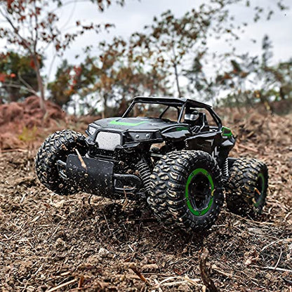BEZGAR TB142 Remote Control Car - 1:14 RC Cars for Boys Kids and Adults | 2WD All-Terrains Electric Off-Road, 20 Km/h Vehicle Truck Crawler Toy with Two Rechargeable Batteries