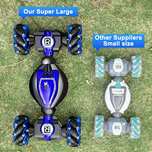 Remote Control Car for Boys 8-12, Gesture & Hand Motion Control RC Car, 360° Spins & Drifting Stunt, All-Terrain 4WD Off-Road, Indoor & Outdoor Toys, Best Gift for Boys Girls (Birthday, Holiday)