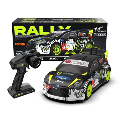Helidirect Rlaarlo 1/10 Brushless RTR 4WD RC Rally Car - Remote Control Car RC Cars for Adults (Metal) - color: Metal