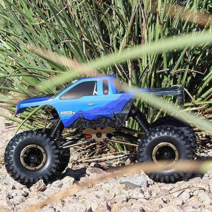 Redcat Racing Everest-10 Electric Rock Crawler with Waterproof Electronics, 2.4Ghz Radio Control (1/10 Scale), Blue/Black