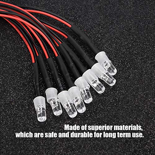 5mm Headlights and Taillights , 8Pcs RC LED Light Kit Accessories , LED Lights RC Model Drift Car Accessory , RC LED Light Kit Accessories RC Light 5mm Headlights and Taillights RC Car LED Light RC A