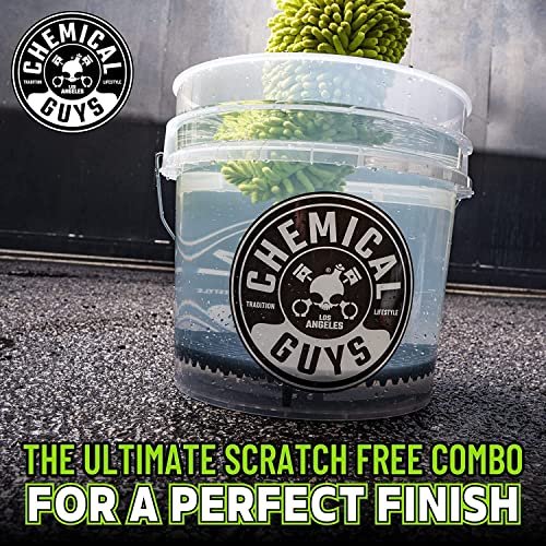 Chemical Guys Complete Car Detailing Kit, 17 Items | Car wash soap, wheel cleaner, bucket, and brushes, 17 piece wash kit, complete DIY car wash and detail kit