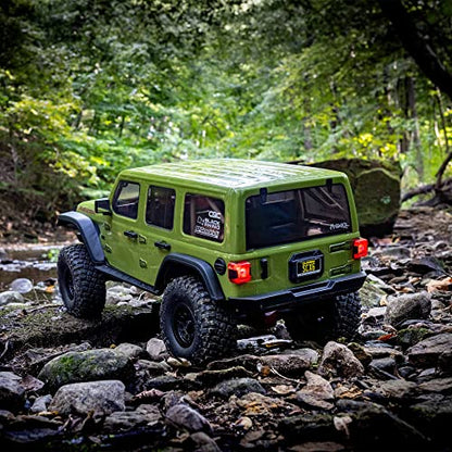 Axial SCX6 Jeep JLU Wrangler 1/6 4WD RC Rock Crawler RTR, Green | AXI05000T1, Batteries and Charger Not Included - color: Green