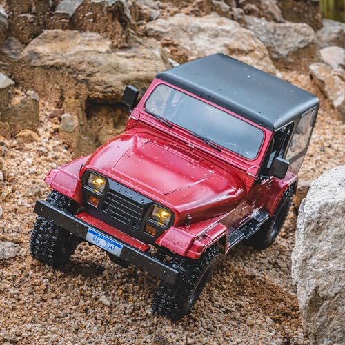 FCXㅤ Rochobby Mashigan S 1/10 RC Crawler, RC Rock Crawler Removable Details 15km/h, Remote Control Cars with Full Car Ball Bearing for Adults Need to Complete, RS