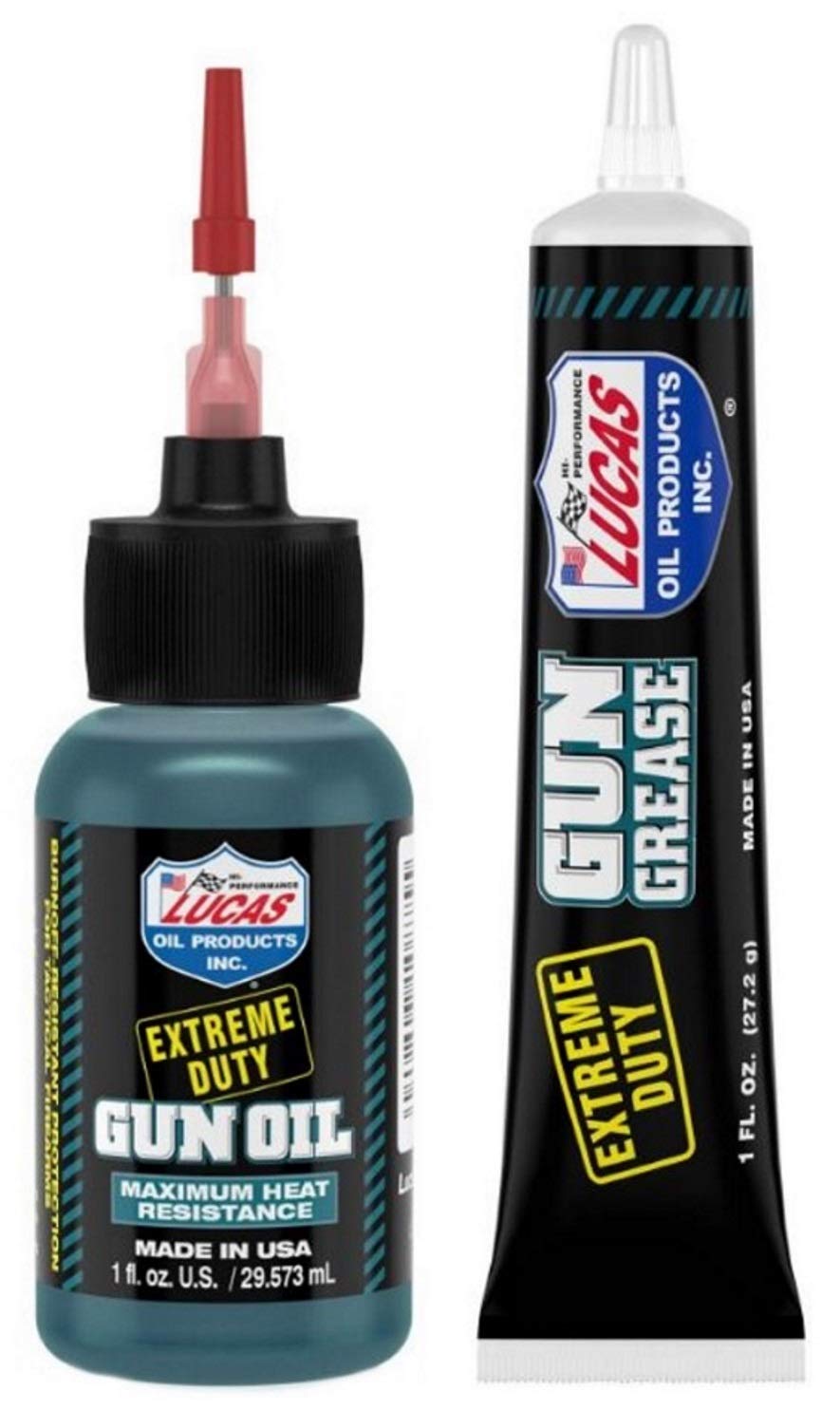 Lucas Extreme Duty 1oz Gun Oil Needle Oiler 10875 & 1oz Grease Tube 10889 Kit | Kit