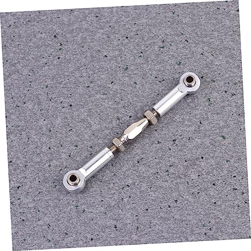 Vaguelly 6pcs Rc Car Rod Linkage Aluminum Turnbuckles for Scale Vehicles Easy to Install Adjust - color: Silver