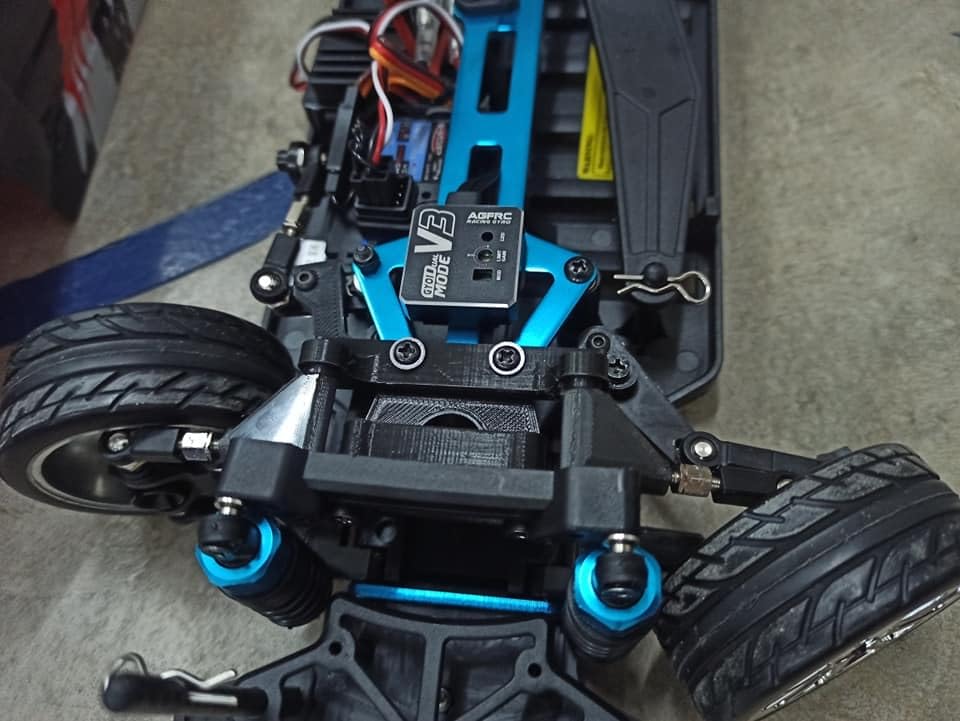 AGFRC Dual-Gain RC Drift Gyro with Aluminum Case (GY01 V3) | Dual Gain Modes: Normal & AVCS, 10g, 3.7-8.4V, EPA Setting, SBUS2/PWM/Sanwa SSR/SHR Compatible, PID Control