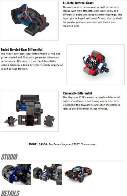 TRA9495A, Pro Series Magnum 272R Transmission