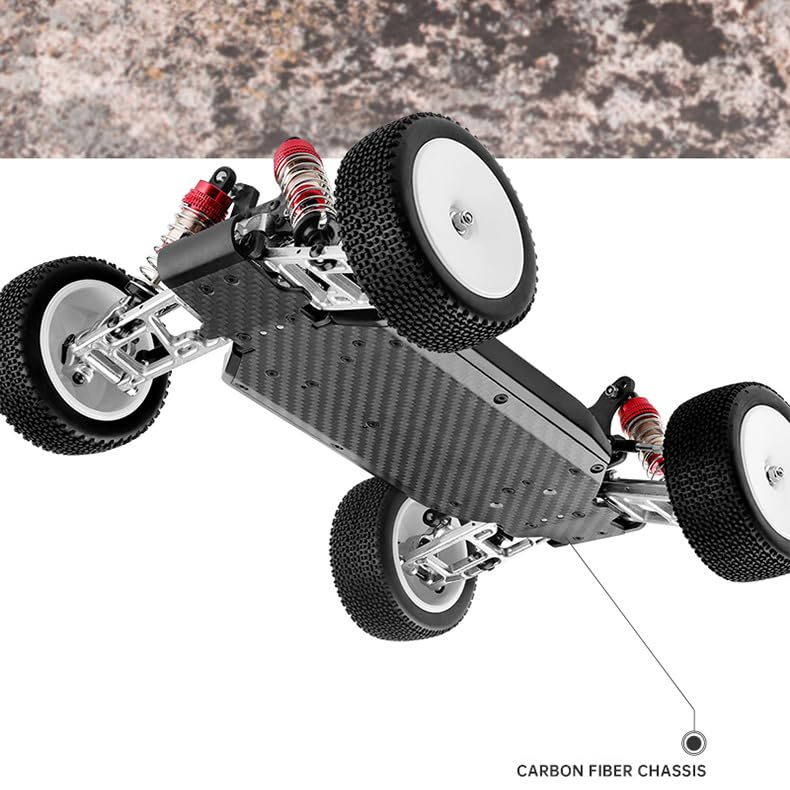 Carbon Fiber Chassis Skid Plate DIY Replacement for 144001 RC Crawler Car Parts Remote Control Vehicle Accs, and Spare Parts (Carbon Fibre)