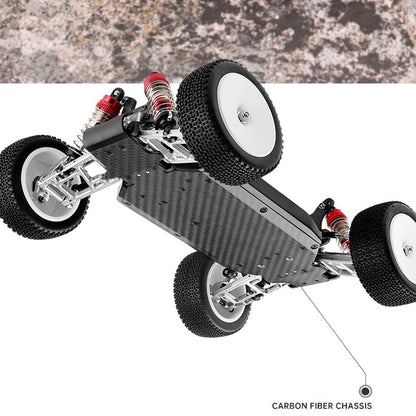 Carbon Fiber Chassis Skid Plate DIY Replacement for 144001 RC Crawler Car Parts Remote Control Vehicle Accs, and Spare Parts (Carbon Fibre)