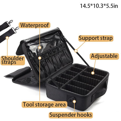 RC Storage Bag: Stores Transmitter, Batteries, Tools & Parts, Portable Carry Bag with Adjustable Internal Space (14.5 * 10.3 * 5.5in)