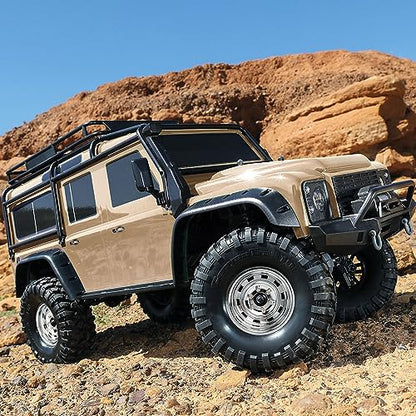 GLOBACT 1.9 Beadlock Wheel for 1/10 TRX4 TRX6 SCX10 I II III Pro Redcat, SR | 1/10 RC Wheel Hub, 1/10 RC Crawler Car Upgrade Accessories - color: Silver