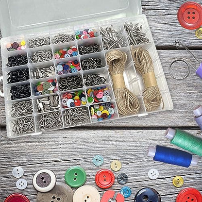 Goiio 2 Pack Plastic Organizer Container Box | 36 Grids Plastic Parts Organizer Box, for Beads, Art DIY, Crafts