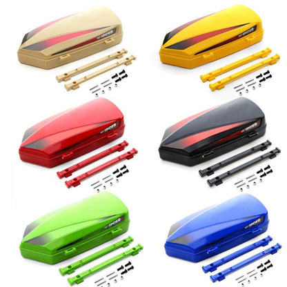 RC Plastic Roof Trunk Luggage Rack Box, Car Shell Body Upgrade for 1/10 or 1/12 Proportion Traxxas TRX4 TRX6 Axial SCX10 90046 G63 VP VS4 RC Crawler (Yellow) - color: Yellow