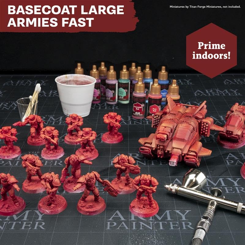 The Army Painter, Airbrush Primary Bundle - Blue, 2 Air Triads: 6 x 18 ml | Pre-thinned Acrylic spray gun paints - Paint sprayer paint for D&D & Warhammer Miniatures - color: Blue